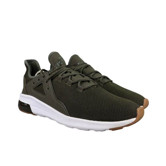Puma Shoes Mens 11 Athletic Trainers Electron Street Sneaker Green Gym Running